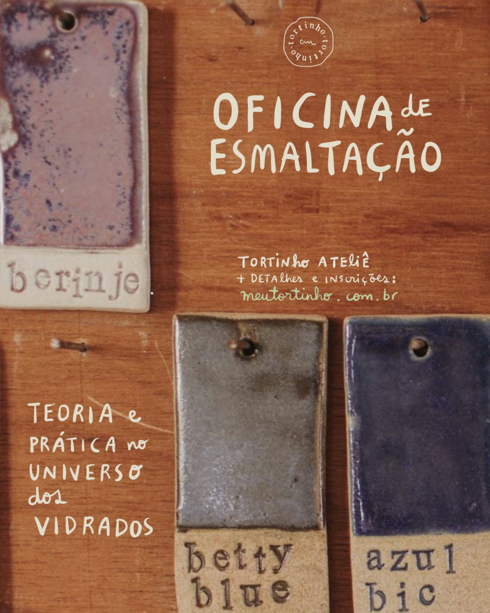 03 Oficina de esmaltação | Dia 24/10/2026 (sábado)