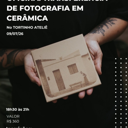 Transferência de fotografia para cerâmica | Dia 09/07/26