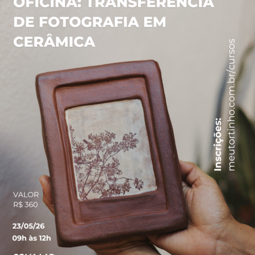 Transferência de fotografia para cerâmica | Oficina no GOMA LAB