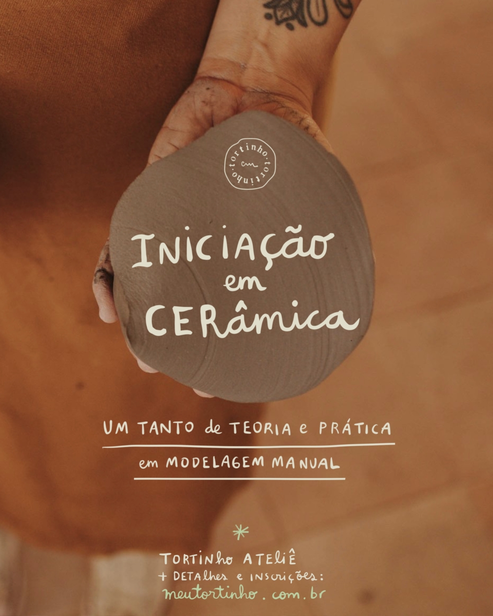 02 Curso de iniciação em cerâmica - Dias 05 e 06/12/26 • sábado e domingo
